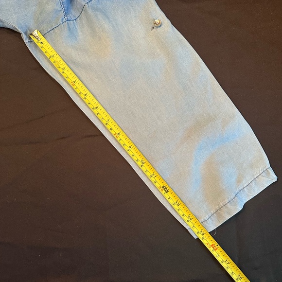 NWT Jean Shirt light fabric with sequence pockets size OS - Picture 7 of 12